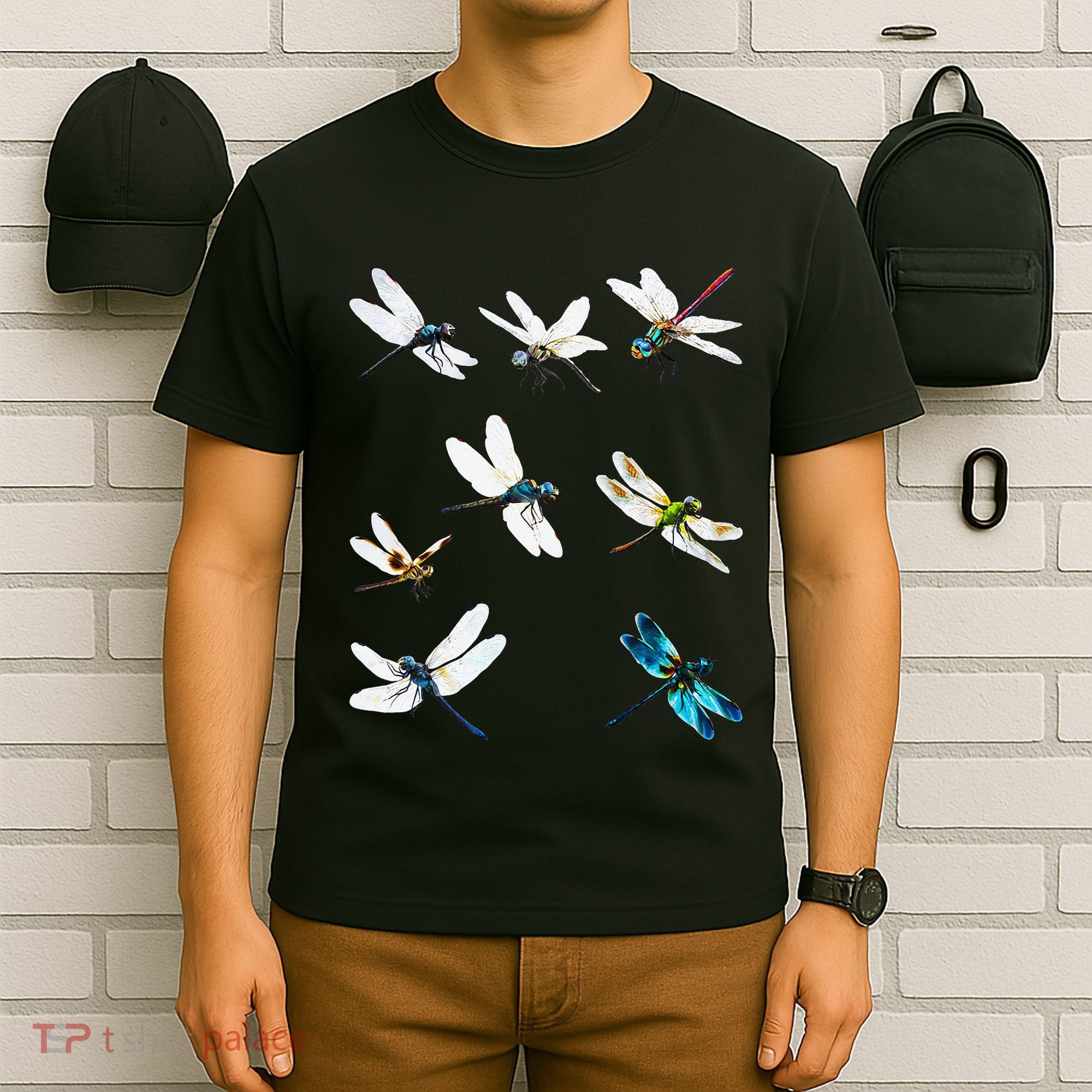 Dragonfly Dragonflies Natural Mosquito Repellent Biting Bugs T-Shirt