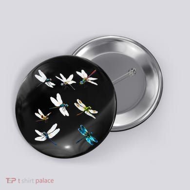 Dragonfly Dragonflies Natural Mosquito Repellent Biting Bugs Button