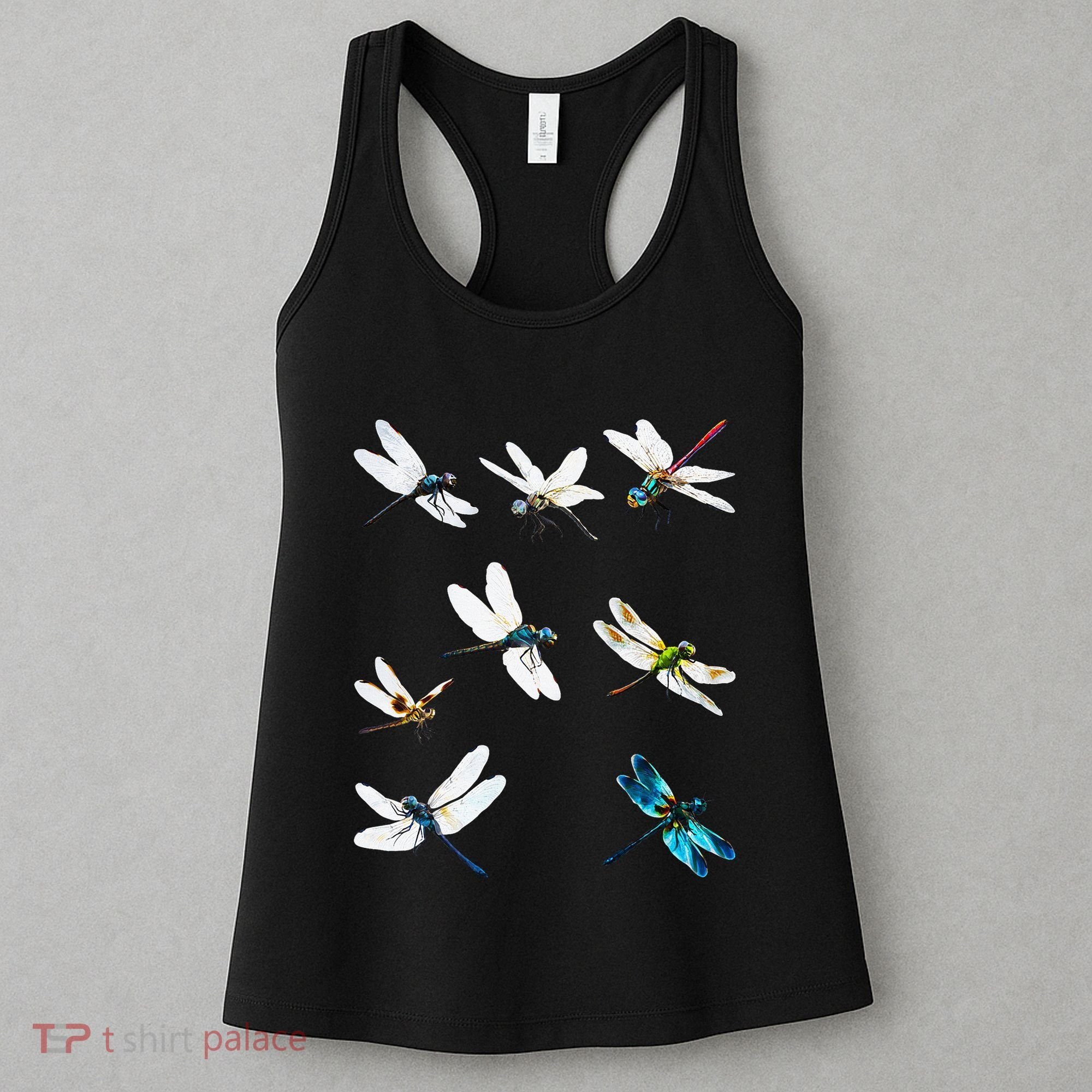 Dragonfly Dragonflies Natural Mosquito Repellent Biting Bugs Women's Tank Top