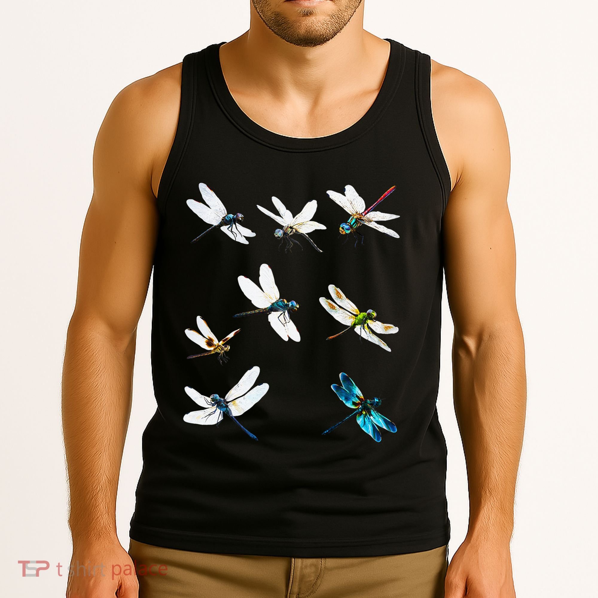 Dragonfly Dragonflies Natural Mosquito Repellent Biting Bugs Tank Top