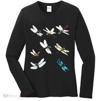 Dragonfly Dragonflies Natural Mosquito Repellent Biting Bugs Women's Long Sleeve Shirt thumb 0