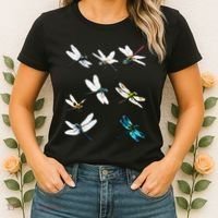 Dragonfly Dragonflies Natural Mosquito Repellent Biting Bugs Women's T-Shirt thumb 2