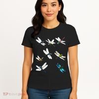 Dragonfly Dragonflies Natural Mosquito Repellent Biting Bugs Women's T-Shirt thumb 4