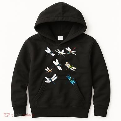 Dragonfly Dragonflies Natural Mosquito Repellent Biting Bugs Kids Hoodie