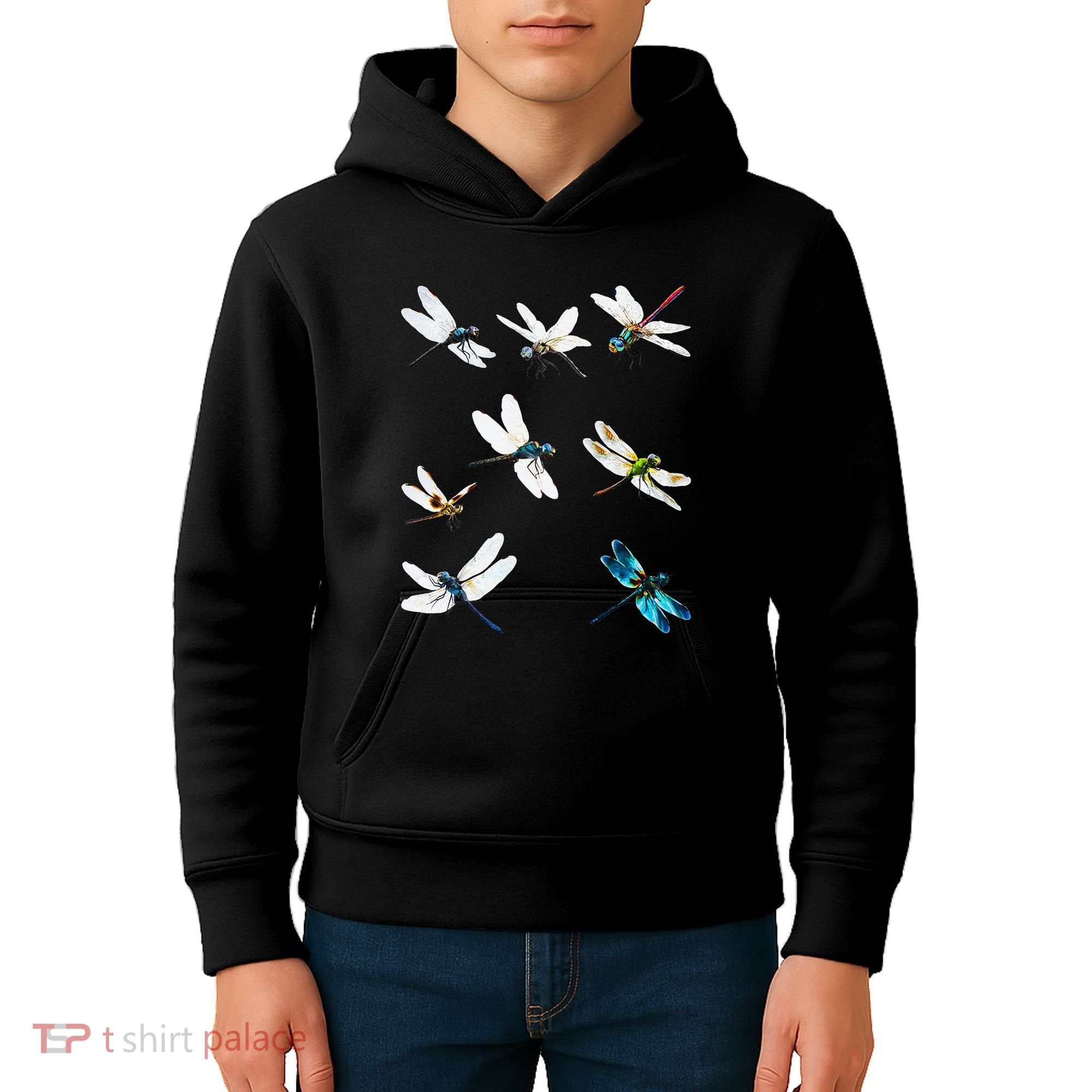 Dragonfly Dragonflies Natural Mosquito Repellent Biting Bugs Kids Hoodie