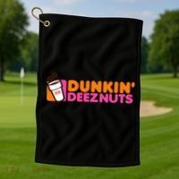Dunkin Deez Nuts Dunkin Deeznuts Golf Towel thumb 1