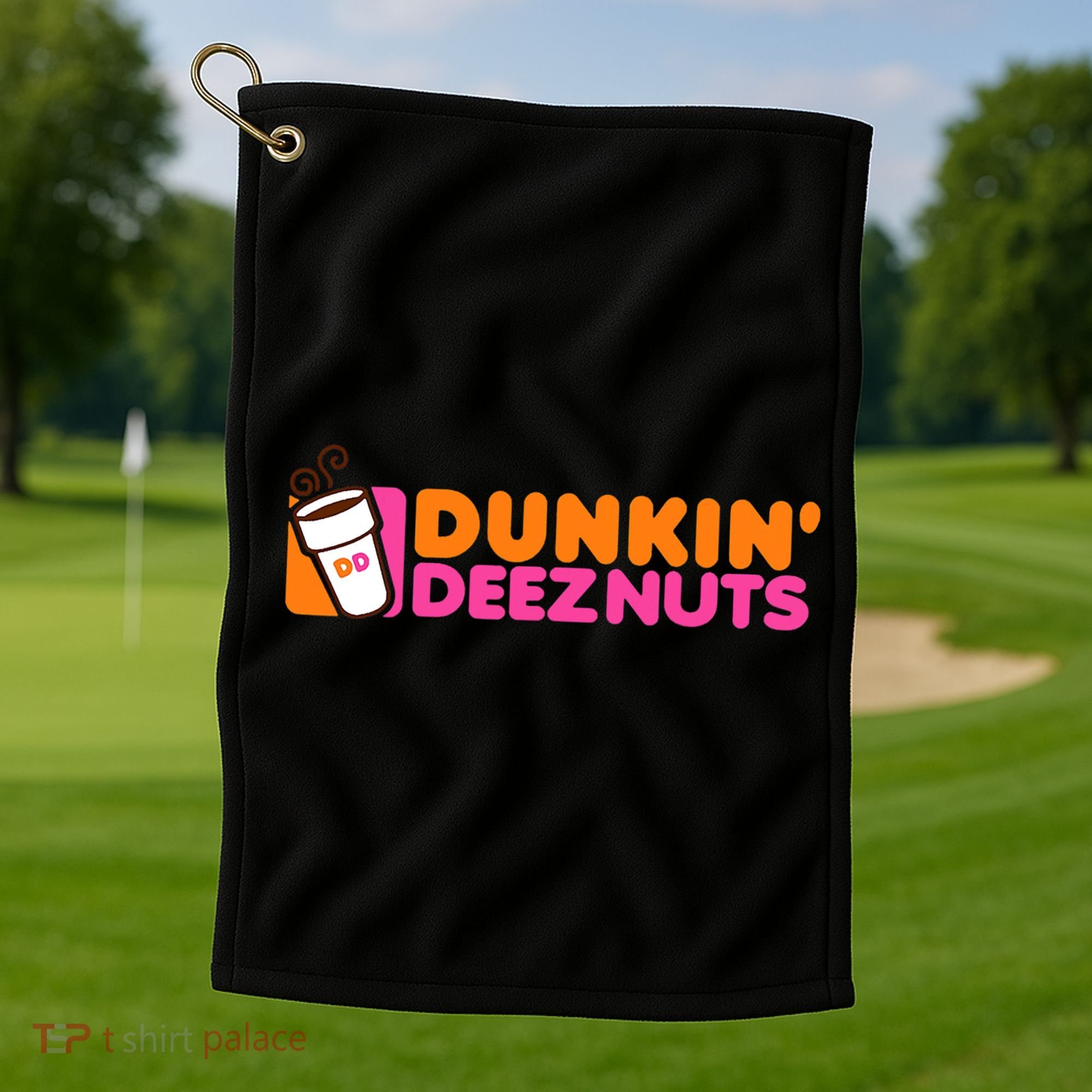 Dunkin Deez Nuts Dunkin Deeznuts Golf Towel