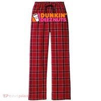 Dunkin Deez Nuts Dunkin Deeznuts Women's Flannel Plaid Pajama Pants thumb 0