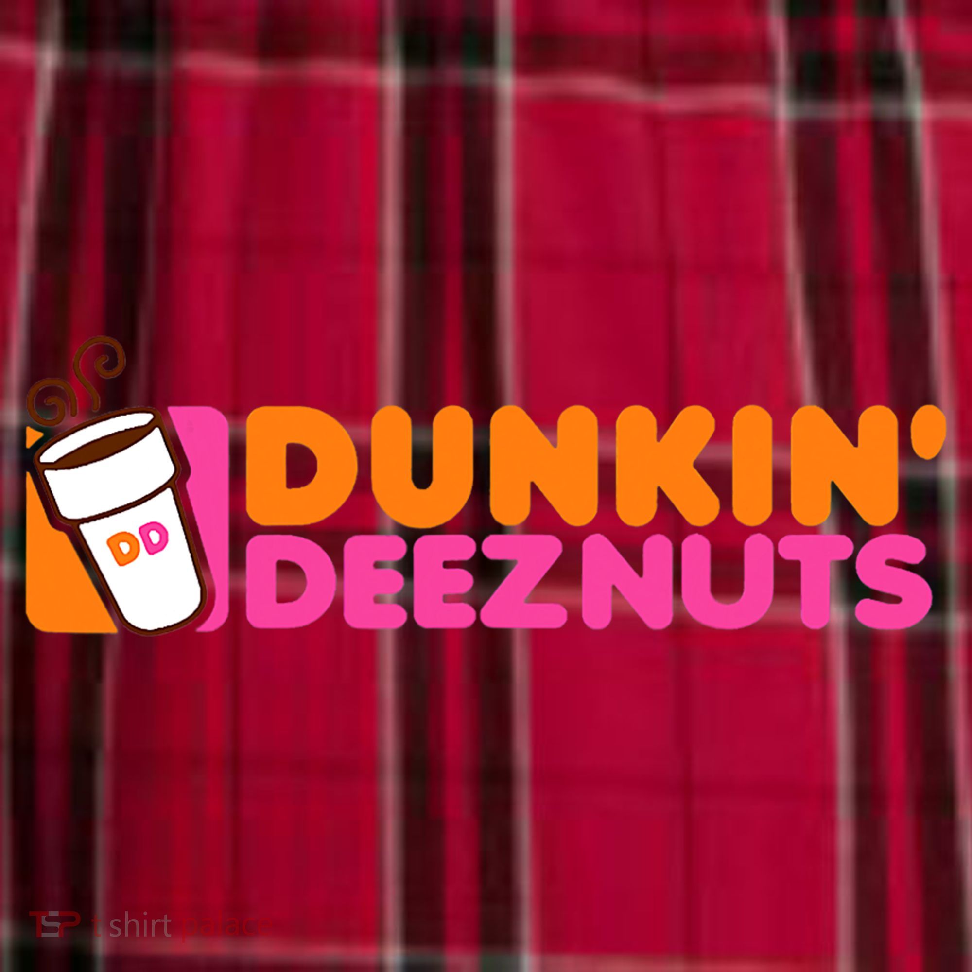 Dunkin Deez Nuts Dunkin Deeznuts Women's Flannel Plaid Pajama Pants