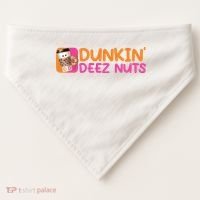 Dunkin Deez Nuts Coffee Bag USA-Made Doggie Bandana thumb 0