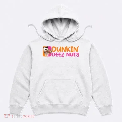 Dunkin Deez Nuts Coffee Bag Hoodie