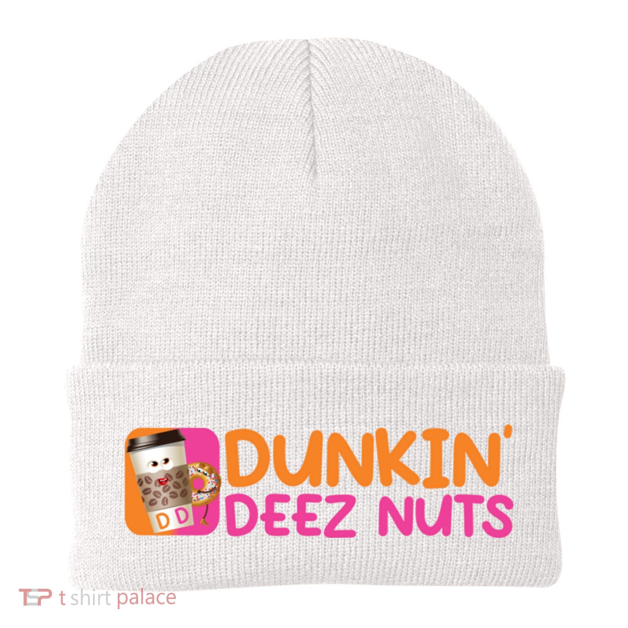 Dunkin Deez Nuts Coffee Bag Beanie