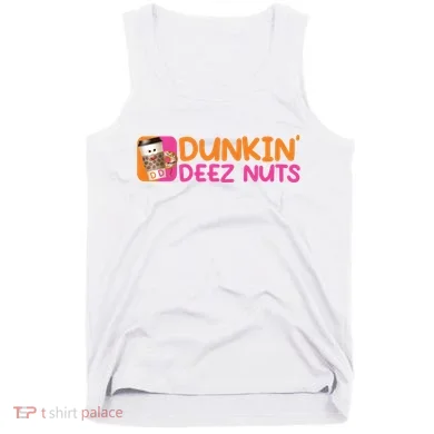 Dunkin Deez Nuts Coffee Bag Tank Top