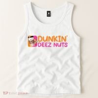Dunkin Deez Nuts Coffee Bag Tank Top thumb 2