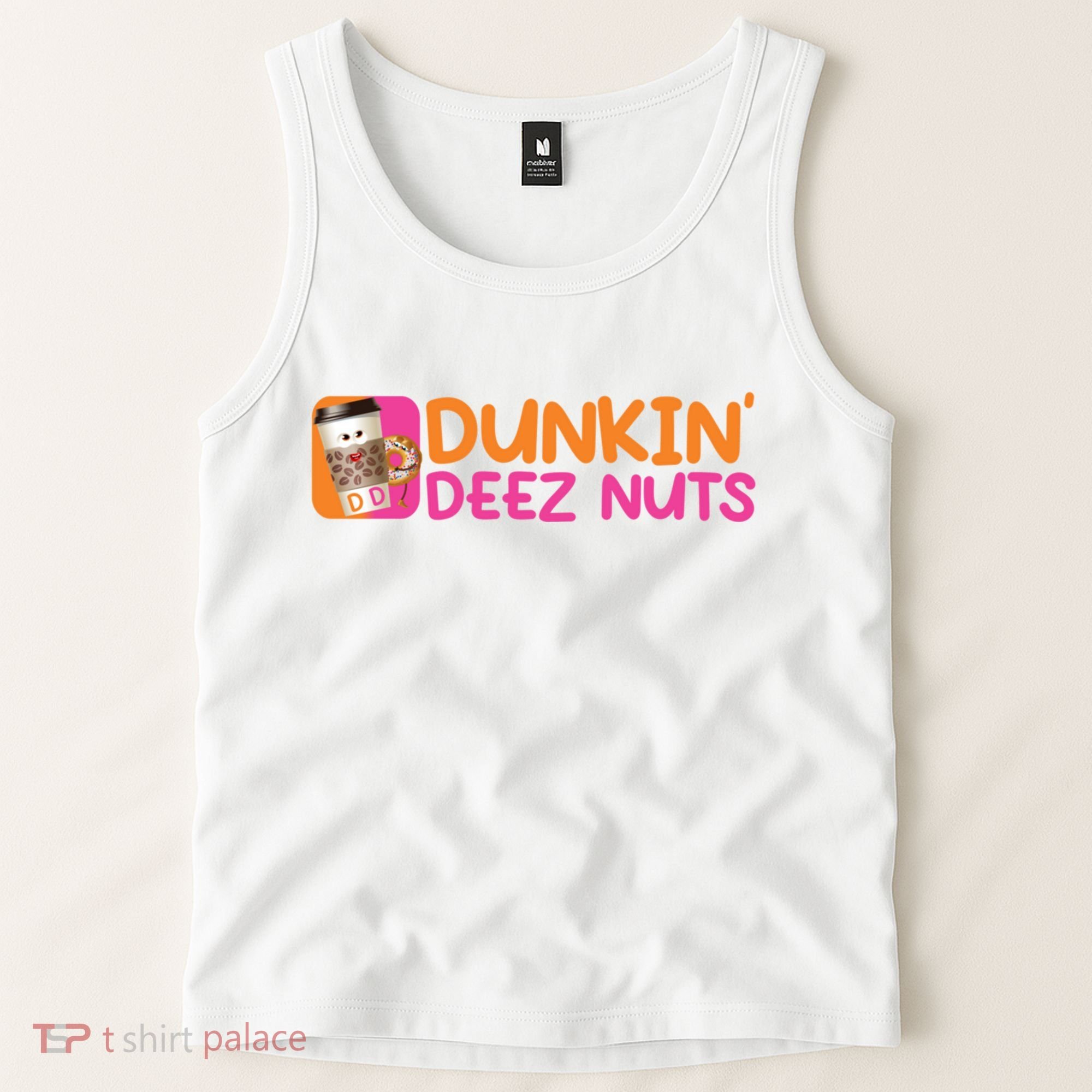 Dunkin Deez Nuts Coffee Bag Tank Top