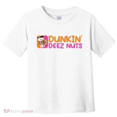 Dunkin Deez Nuts Coffee Bag Toddler T-Shirt