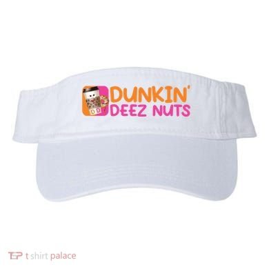 Dunkin Deez Nuts Coffee Bag Visor