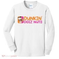 Dunkin Deez Nuts Coffee Bag Kids Long Sleeve Shirt thumb 0