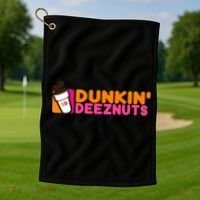 Dunkin Deez Nuts Dunkin Deeznuts Golf Towel thumb 1