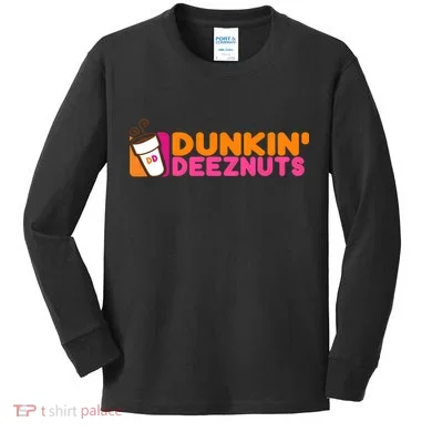 Dunkin Deez Nuts Dunkin Deeznuts Kids Long Sleeve Shirt