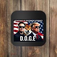 Doge Department Of Government Efficiency Coaster thumb 0