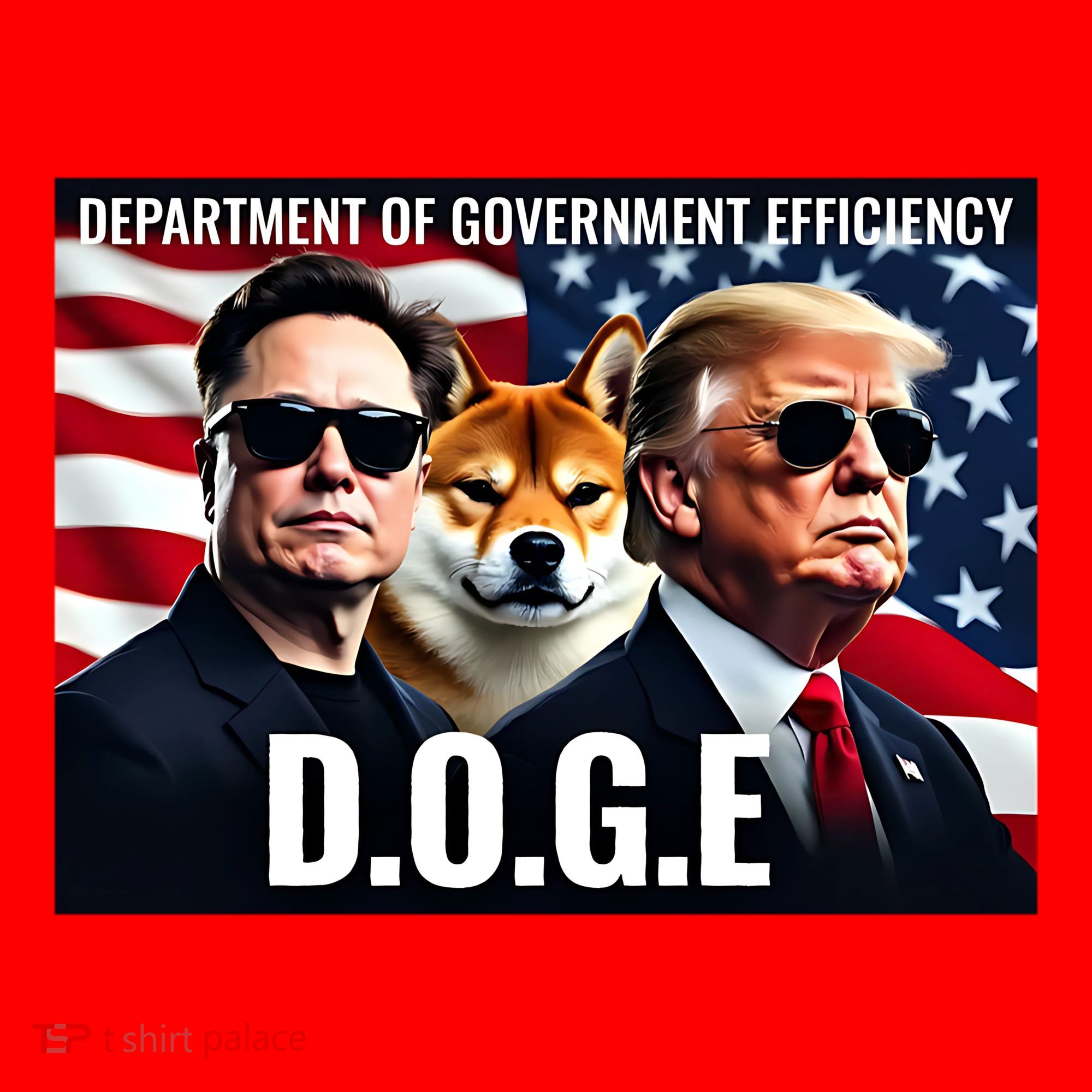 Doge Department Of Government Efficiency Santa Hat