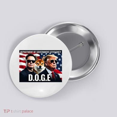 Doge Department Of Government Efficiency Button