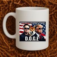 Doge Department Of Government Efficiency Coffee Mug thumb 2
