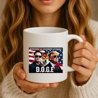 Doge Department Of Government Efficiency Coffee Mug thumb 3