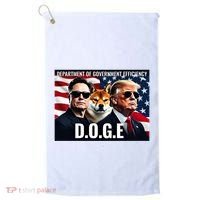 Doge Department Of Government Efficiency Golf Towel thumb 0