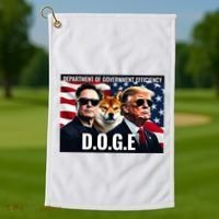 Doge Department Of Government Efficiency Golf Towel thumb 1