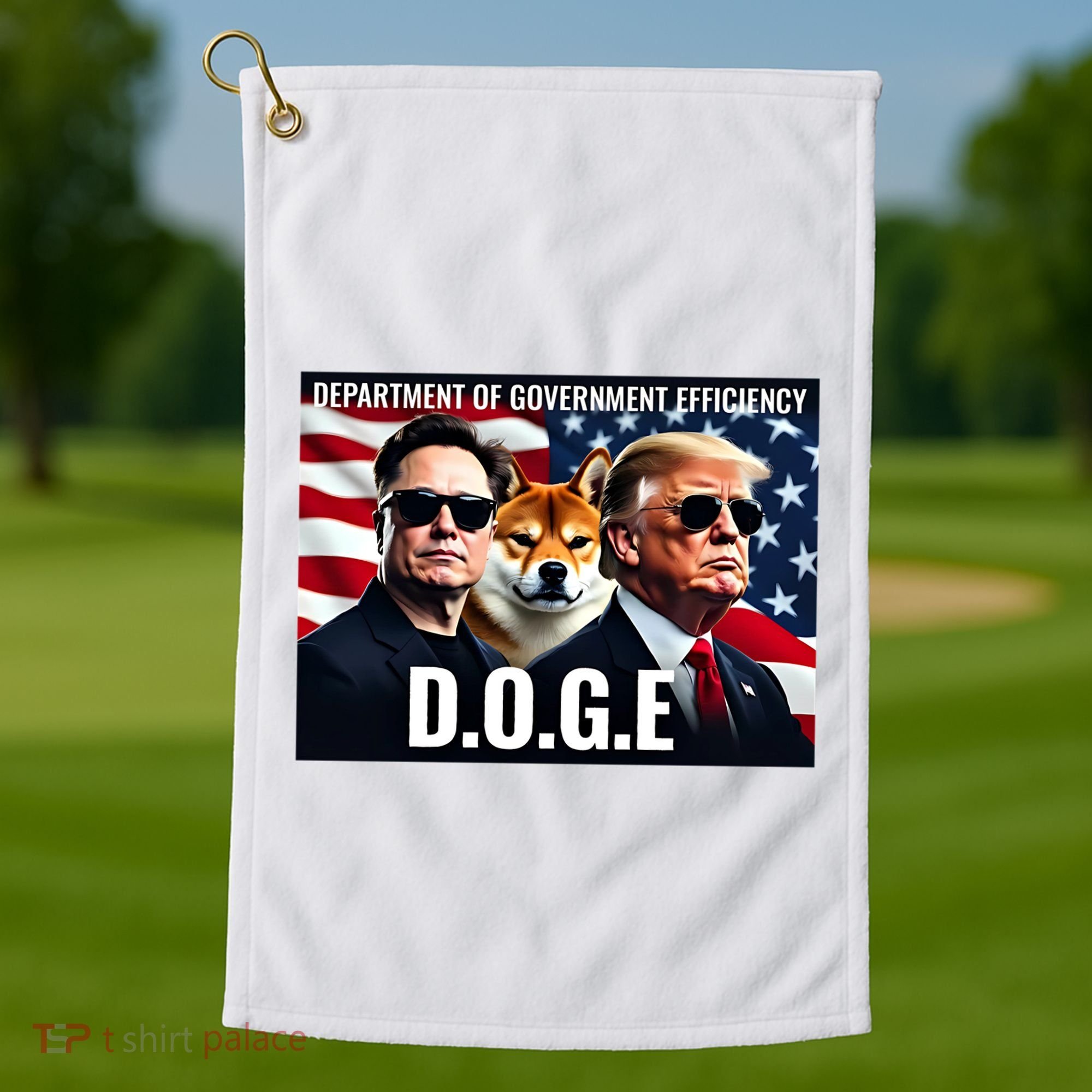 Doge Department Of Government Efficiency Golf Towel
