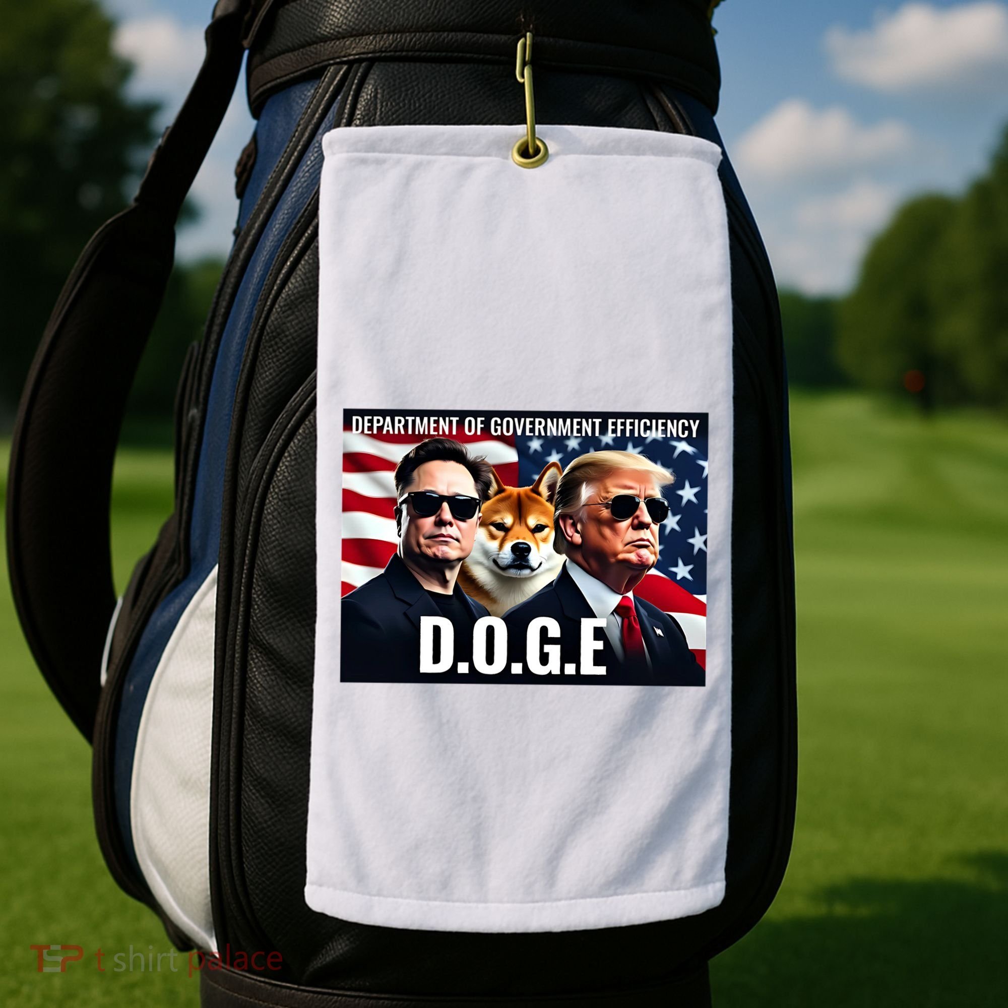 Doge Department Of Government Efficiency Golf Towel