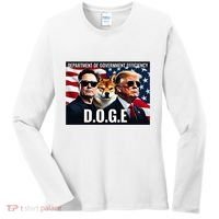 Doge Department Of Government Efficiency Women's Long Sleeve Shirt thumb 0