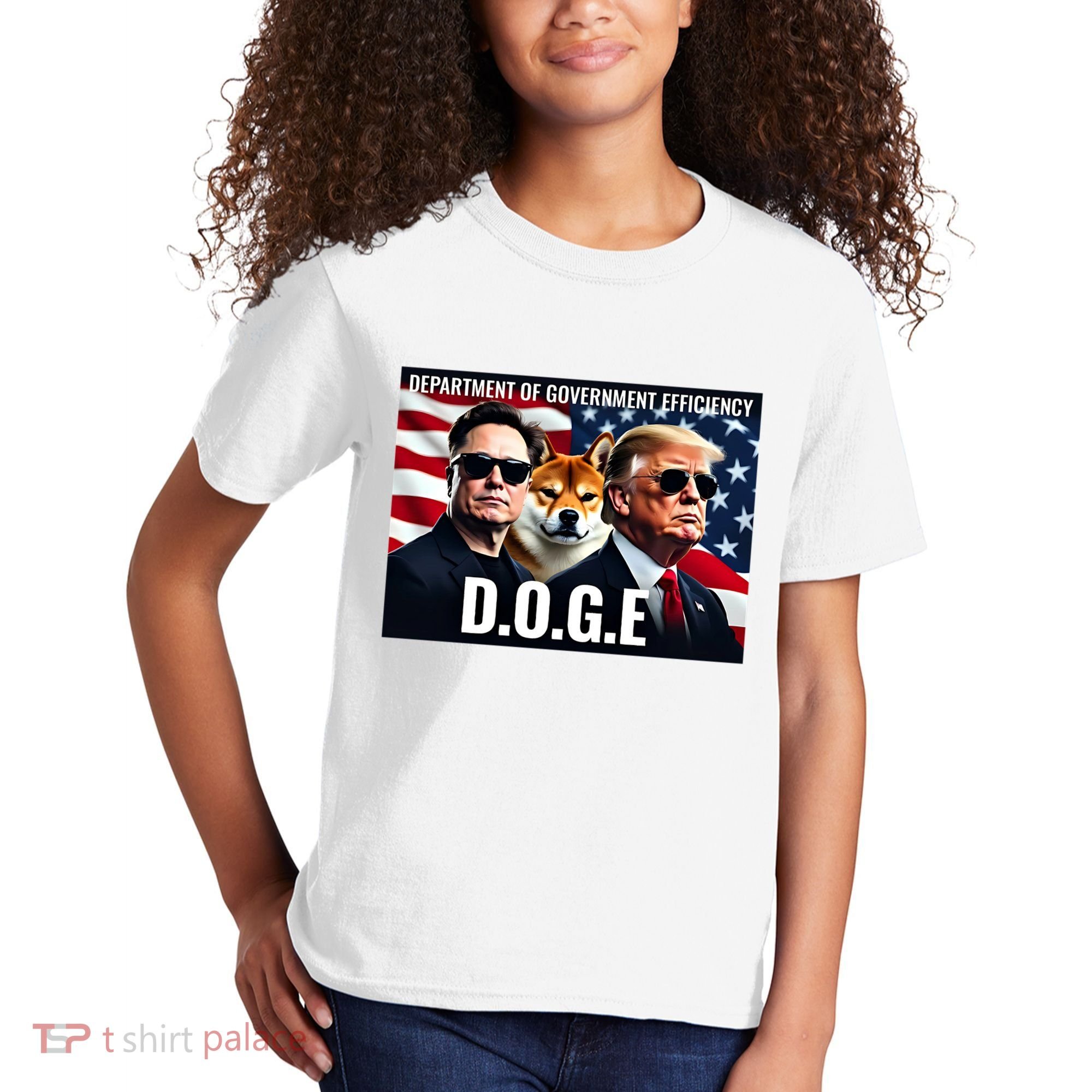 Doge Department Of Government Efficiency Kids T-Shirt