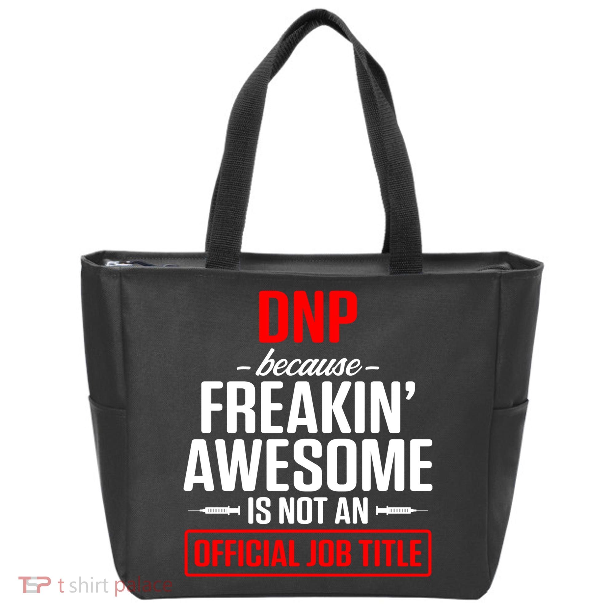 Dnp Doctor Of Nursing Practice Job Title Rn Nurse Gift Tote Bag