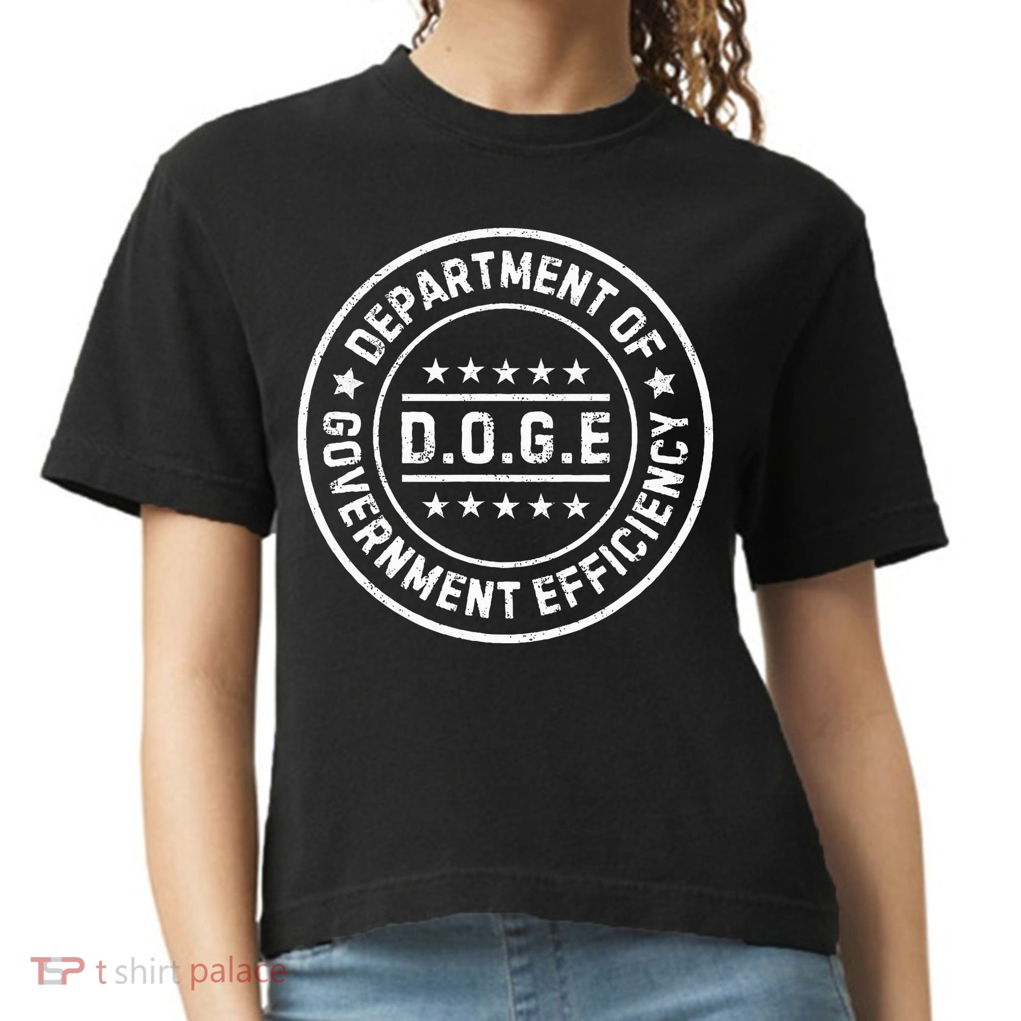 D.O.G.E Department Of Government Efficiency Doge Comfort Colors Boxy T-Shirt