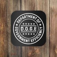 D.O.G.E Department Of Government Efficiency Doge Coaster thumb 0
