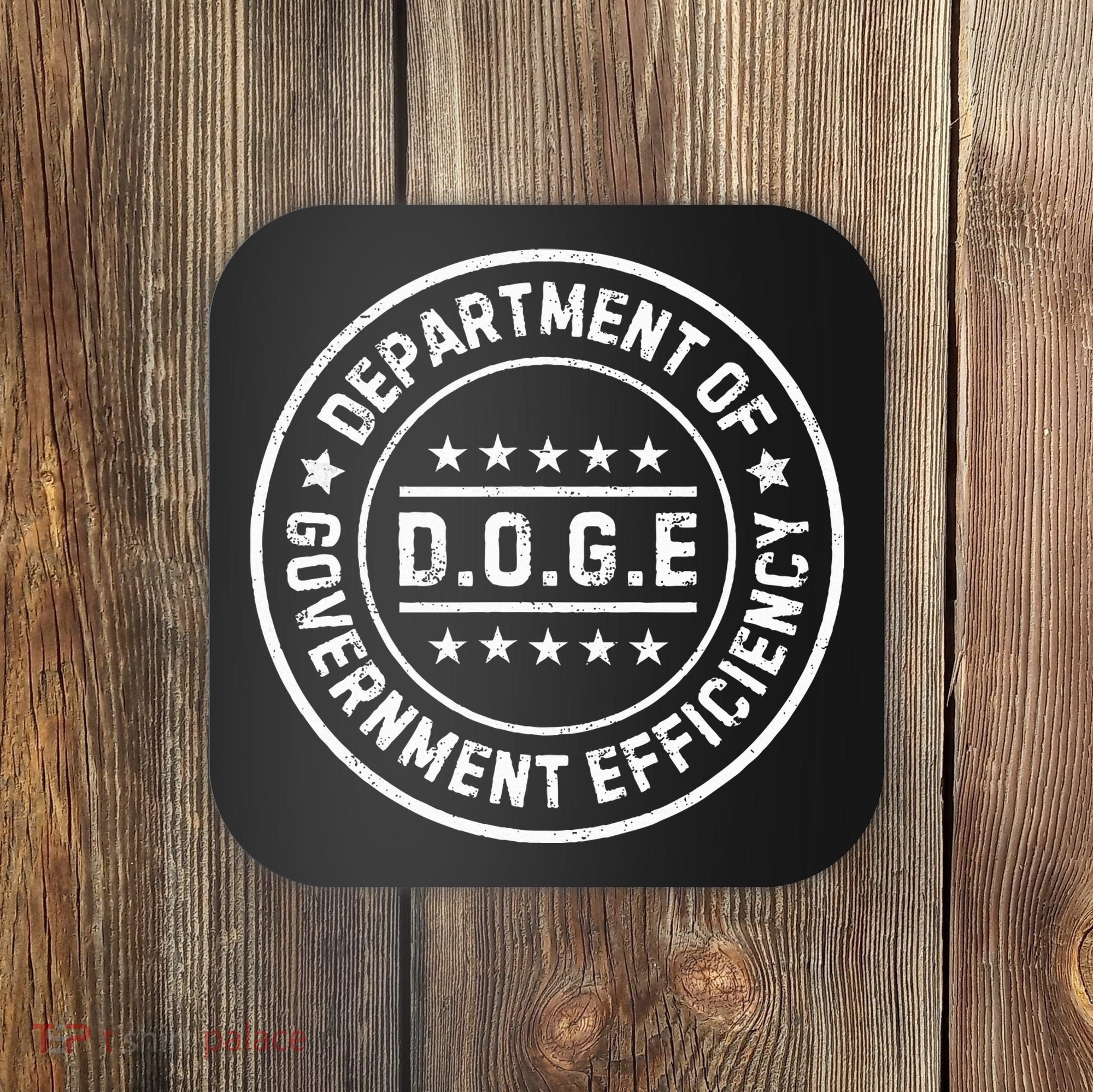 D.O.G.E Department Of Government Efficiency Doge Coaster