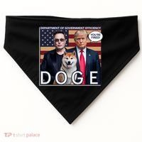 Doge Department Of Government Efficiency USA-Made Doggie Bandana thumb 0
