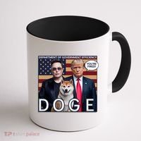 Doge Department Of Government Efficiency Coffee Mug thumb 1