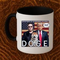Doge Department Of Government Efficiency Coffee Mug thumb 2