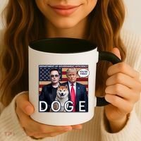 Doge Department Of Government Efficiency Coffee Mug thumb 3