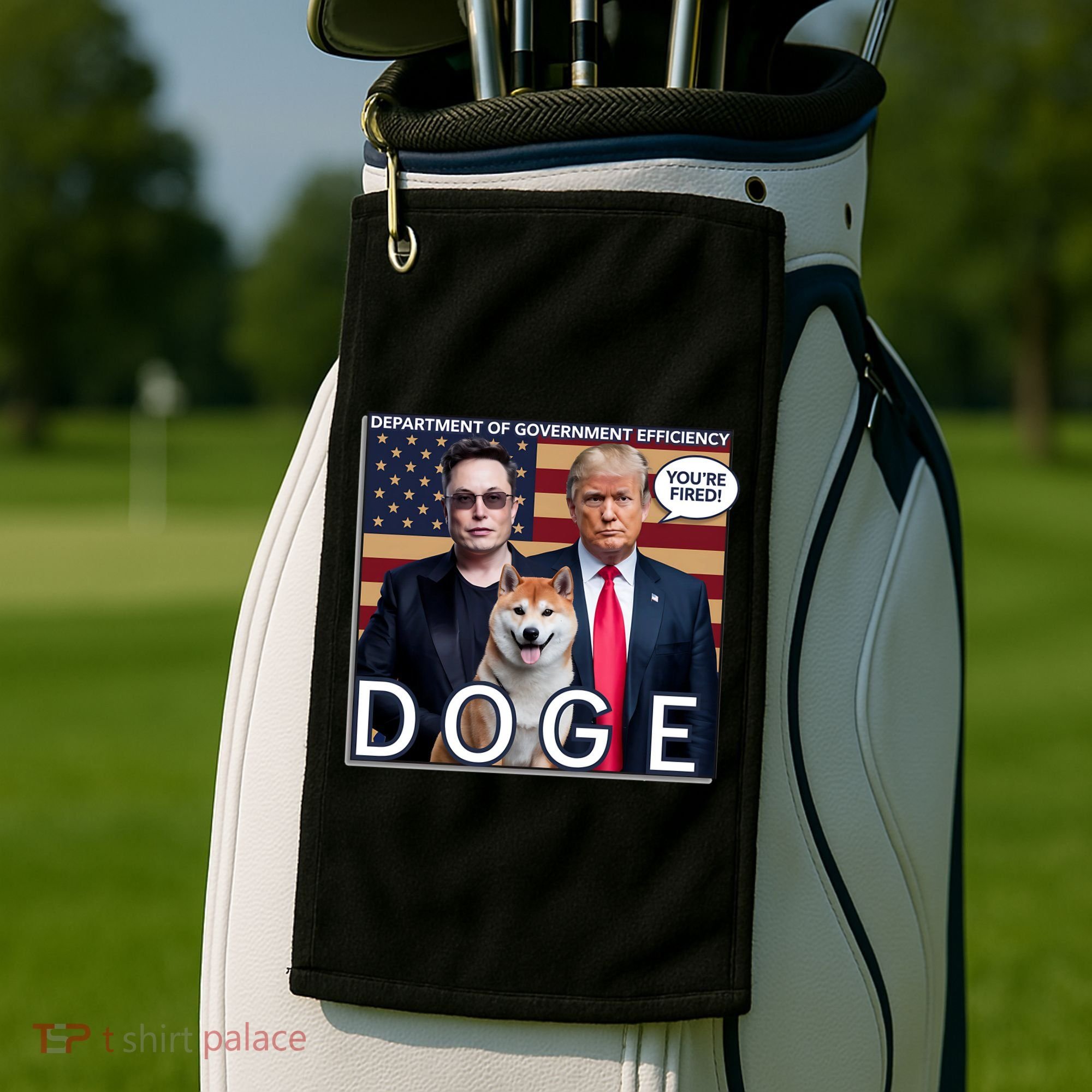 Doge Department Of Government Efficiency Golf Towel