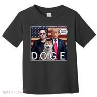 Doge Department Of Government Efficiency Toddler T-Shirt thumb 0