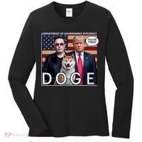 Doge Department Of Government Efficiency Women's Long Sleeve Shirt thumb 0