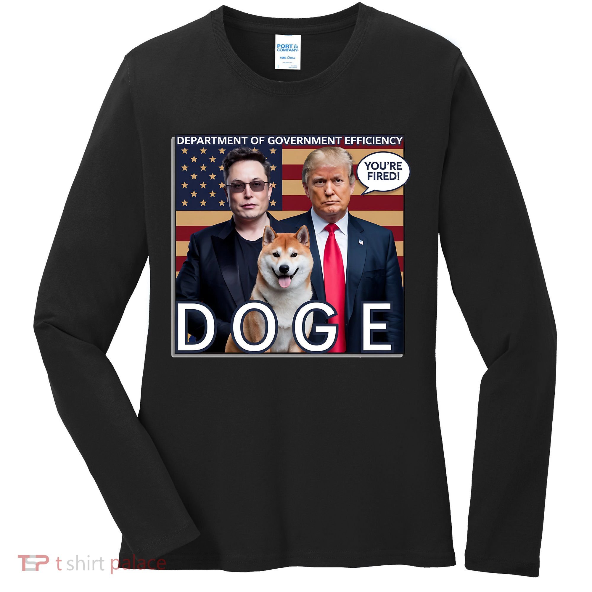 Doge Department Of Government Efficiency Women's Long Sleeve Shirt
