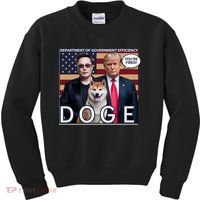 Doge Department Of Government Efficiency Kids Sweatshirt thumb 0