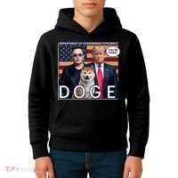 Doge Department Of Government Efficiency Kids Hoodie thumb 4