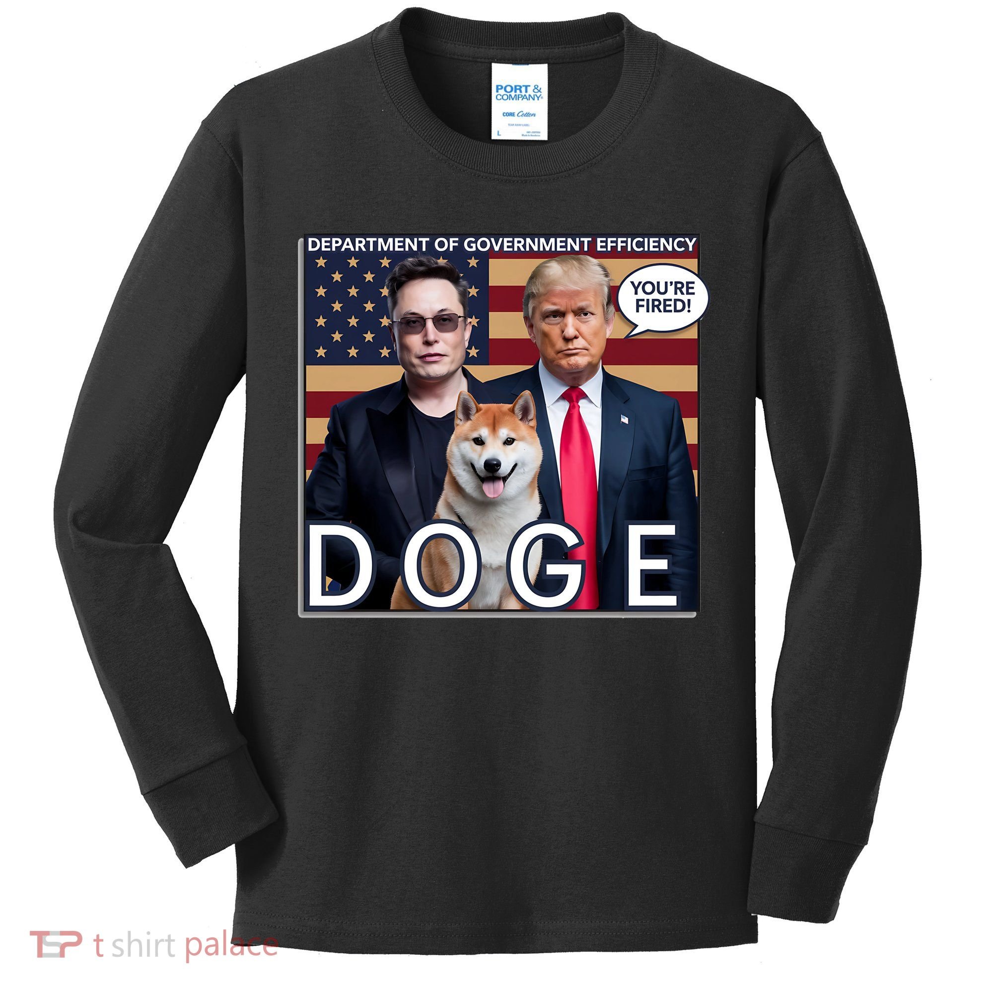 Doge Department Of Government Efficiency Kids Long Sleeve Shirt